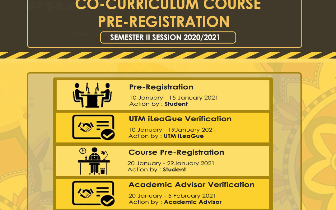 Co-Curriculum Course Pre-Registration