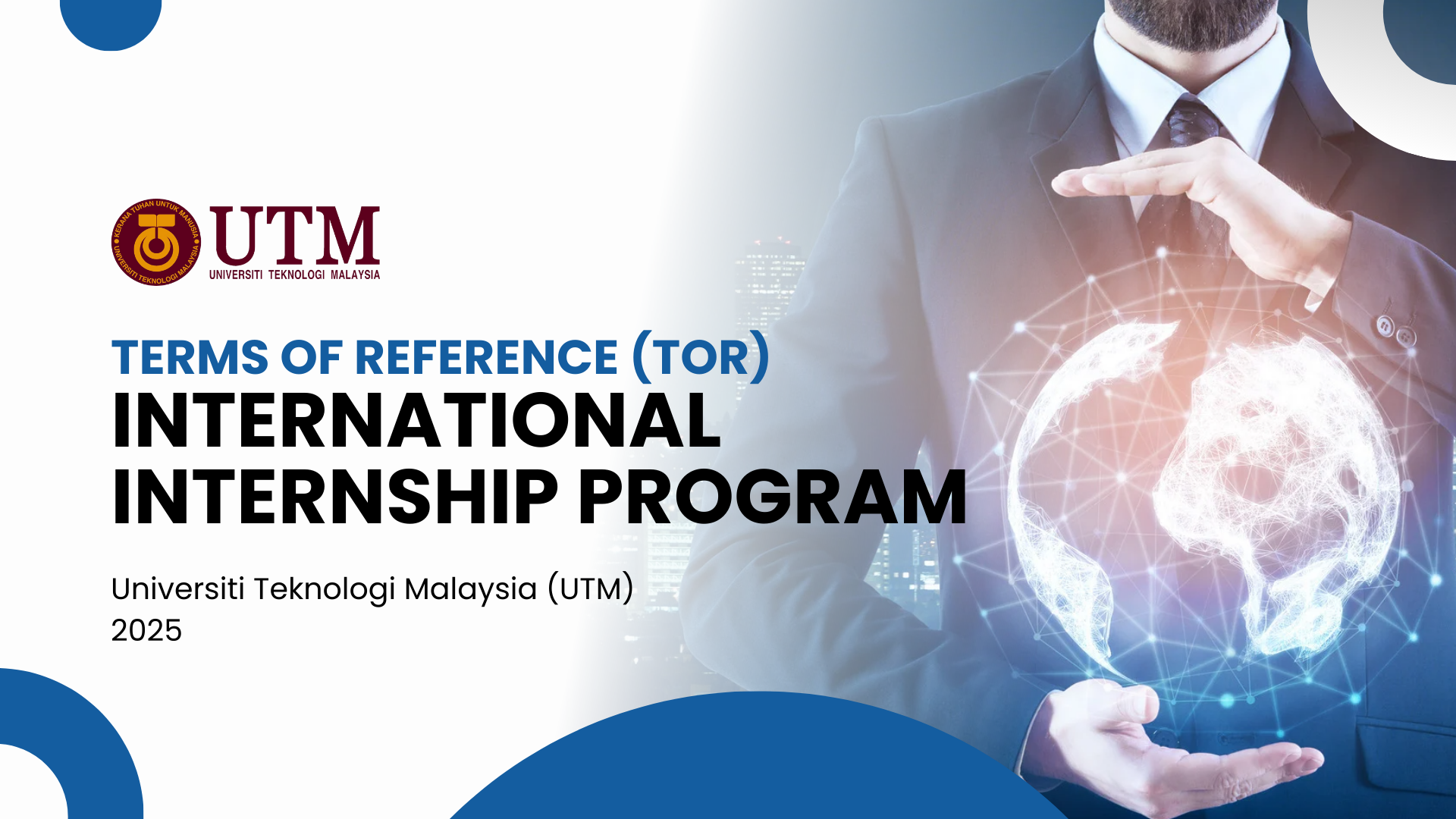 TERMS OF REFERENCE (ToR) – INTERNATIONAL INTERNSHIP PROGRAM